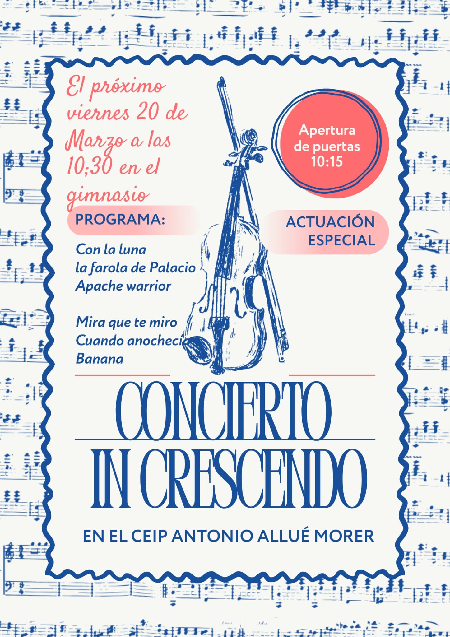 CONCIERTO IN CRESCENDO 20 DE MARZO DE 2026