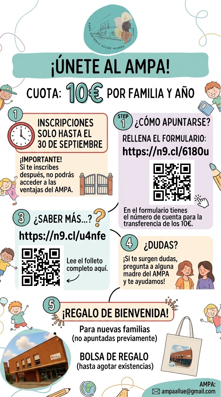 AMPA inscripción